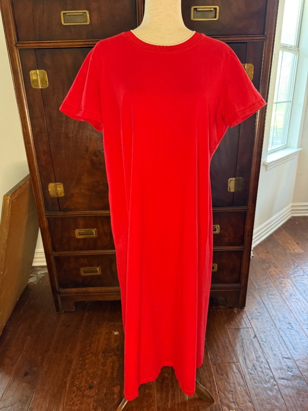 Tuckernuck Colbie Maxi Dress Red XL